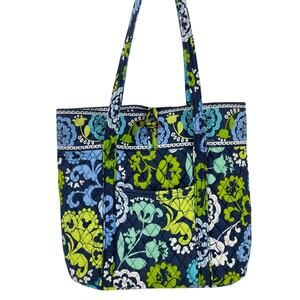 Disney Vera Bradley Wheres Mickey Vera Tote Bag Disney Travel Bag Blue Floral